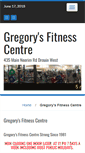 Mobile Screenshot of gregorysfc.com.au
